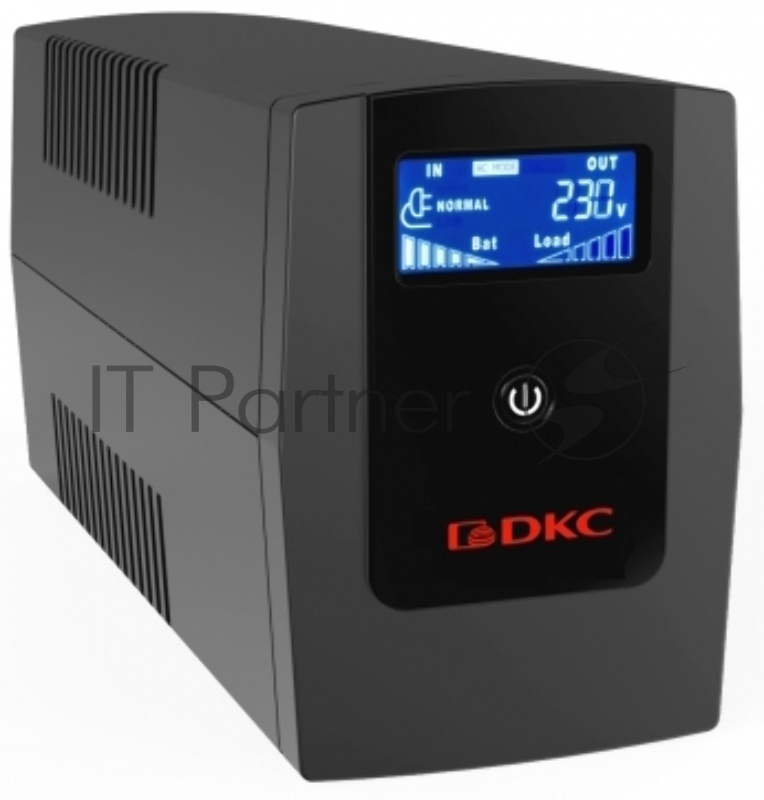Источник бесперебойного питания DKC INFOLCD600I / 600 ВА / 360 Вт / 3 x IEC 320 C13 (компьютерный)