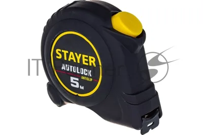 Рулетка с автостопом STAYER АutoLock 5м/19мм