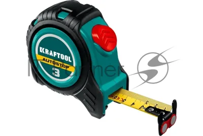 Профессиональная рулетка с автостопом KRAFTOOL AutoStop 3м / 16мм