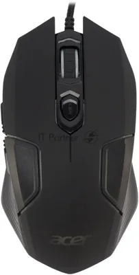 Мышь проводная Acer OMW170 черный, 3200 dpi, USB, кнопки - 6