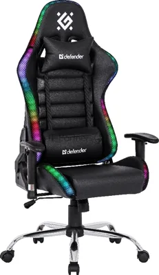Кресло Defender Ultimate LIGHT черный, экокожа
