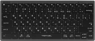 Клавиатура A4Tech Fstyler FBX51C беспроводная, Bluetooth, радиоканал, серый