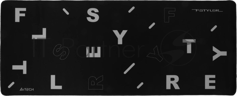 Коврик для мыши A4Tech FStyler FP75 черный/белый 750x300x2мм