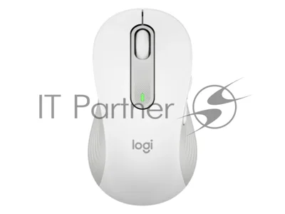 Мышь беспроводная Logitech Signature M650 L белый, 4000 dpi, радиоканал, Bluetooth, USB, кнопки - 5