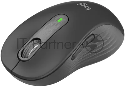 Мышь беспроводная Logitech Signature M650 L графитовый, 4000 dpi, радиоканал, Bluetooth, USB, кнопки - 5
