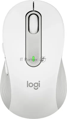 Мышь беспроводная Logitech Signature M650 белый, 4000 dpi, радиоканал, Bluetooth, USB, кнопки - 5