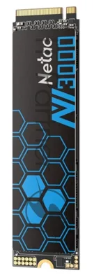 Накопитель SSD Netac NV3000, 500Gb, PCIe 3.0 x4, M.2 2280, NVMe, R/W 3000/2100, с радиатором