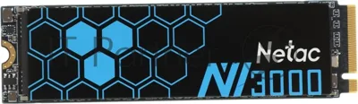 Накопитель SSD Netac NV3000, 250Gb, PCIe 3.0 x4, M.2 2280, NVMe, R/W 3000/1400