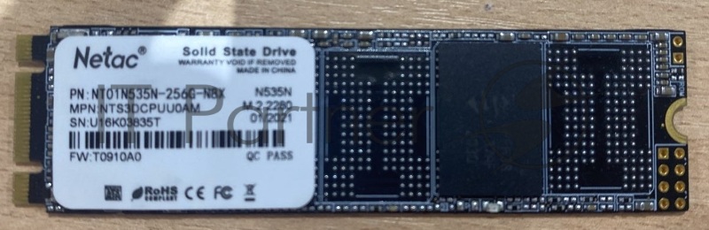 (Отсутствует оригинальная упаковка товара) SSD накопитель Netac N535N M.2 SATA 2280 256GB