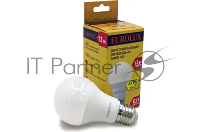 Лампа светодиодная EUROLUX LL-E-A60-13W-230-2,7K-E27