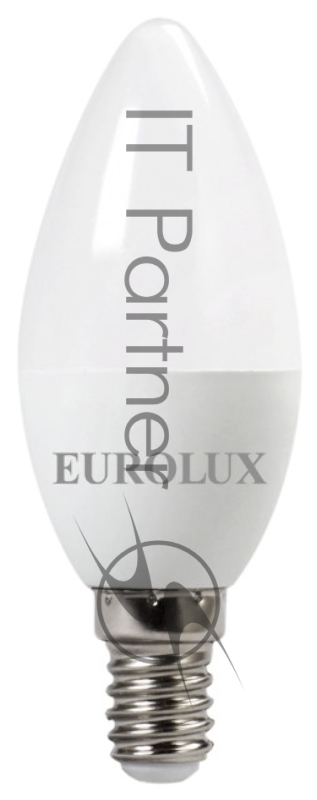 Лампа светодиодная EUROLUX LL-E-C37-7W-230-2,7K-E14