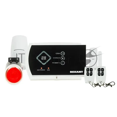 Комплект беспроводной GSM-сигнализации GS-115 с дополнительными датчиками Rexant