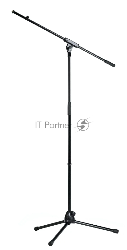 Микрофонная стойка "журавль", чёрная, 900-1600 мм K&M 21070-300-55
