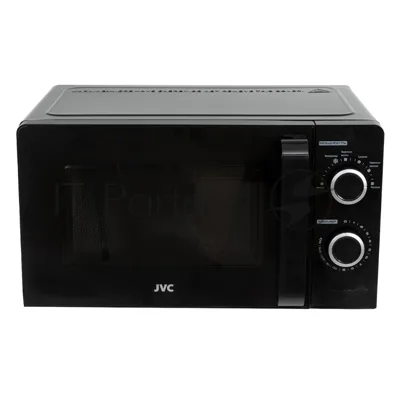 Микроволновая печь JVC JK-MW130M черный, 20 л, 700 Вт, переключатели - поворотный механизм