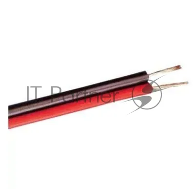 Кабель PROconnect Stereo 2х0.75 Red/Black бухта (м)