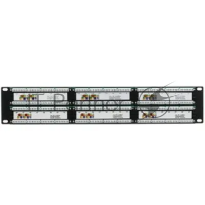 Патч-панель Lanmaster NM-PPU48C 19" 2U 48xRJ45 кат.5e UTP