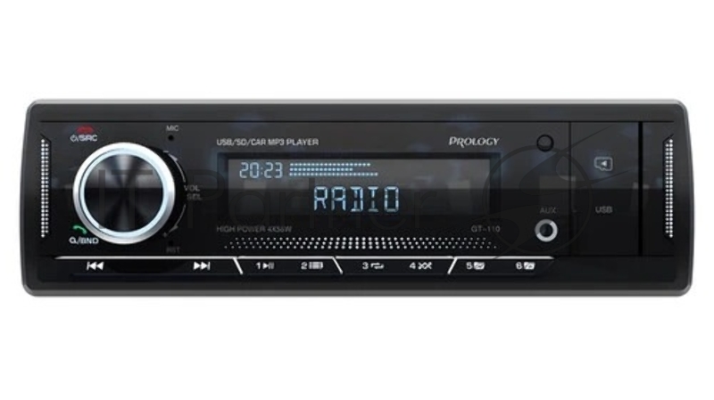 Автомагнитола Prology GT-110, 1 DIN, Bluetooth, USB Type-A, AUX