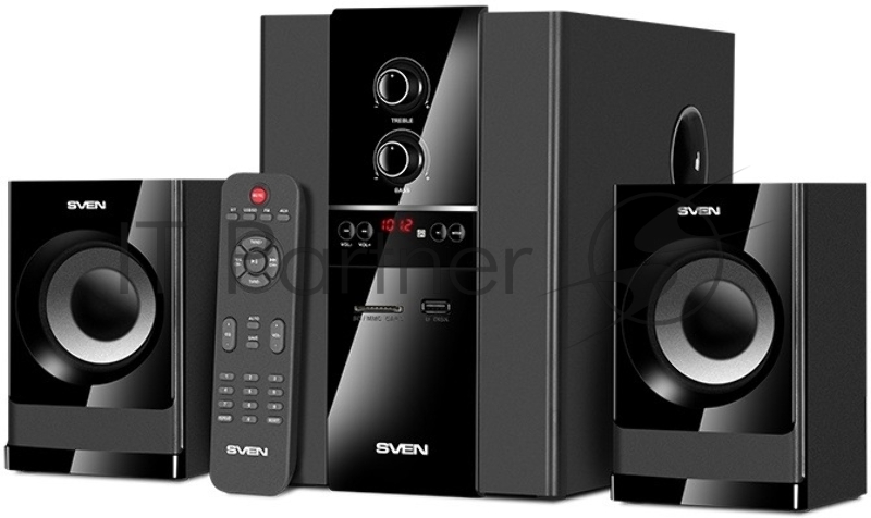 Акустическая система SVEN MS-1821 2.1 черный 40Вт BT