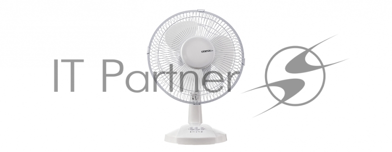 Вентилятор Centek CT-5006 белый, настольный, 25 Вт, 2 скорости, 23 см