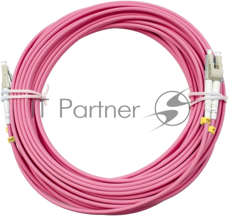 Шнур оптический Cabeus FOP-50-OM4-LC-LC-10m duplex LC-LC 50/125 мм OM4 10м LSZH