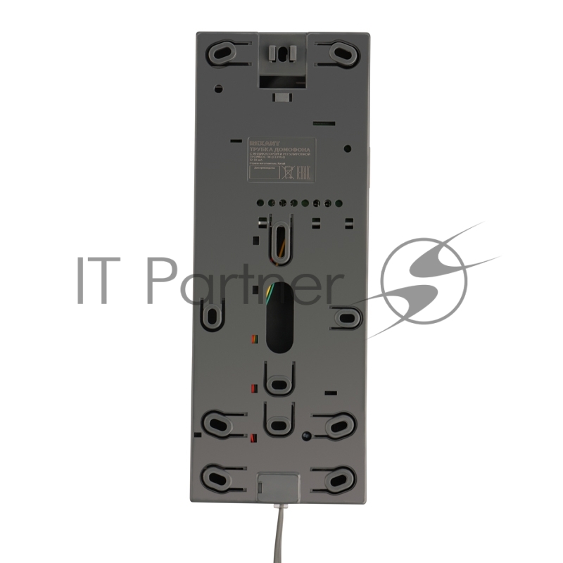 Трубка домофона с индикатором и регулировкой звука Rexant RX-321 серая