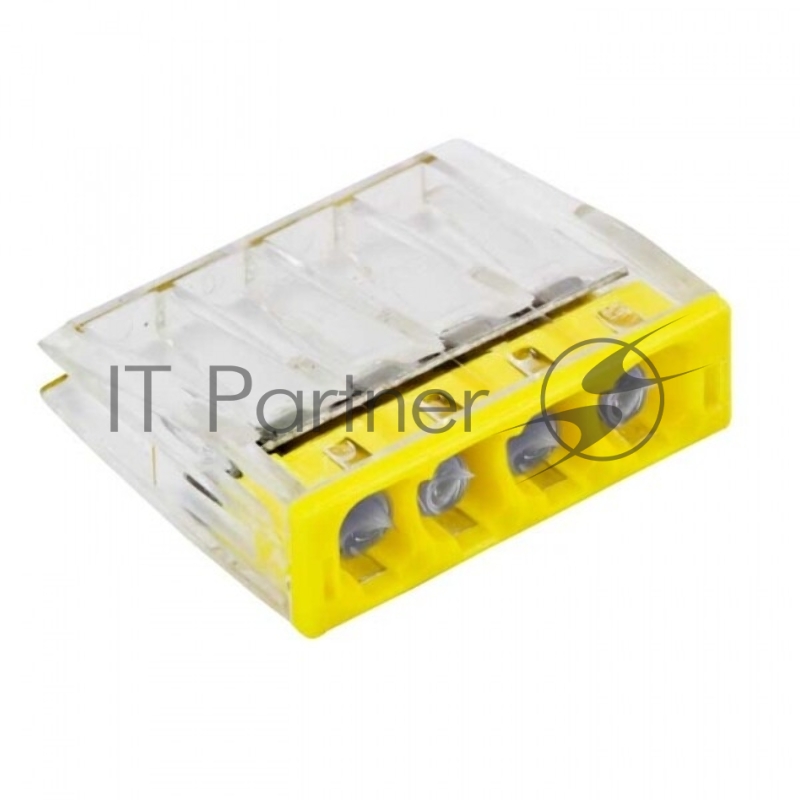 Клемма СМК 2273-244 (с пастой) 4 отверстия 0.5-2.5 кв.мм (уп. 100 шт) PROxima EKF plc-smk-2273-244