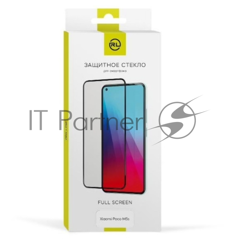 Защитное стекло для экрана Redline УТ000024054 черный для Xiaomi Redmi Note 10/10s прозрачная