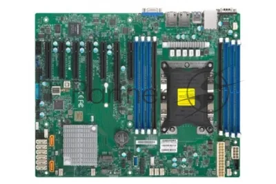 Материнская плата серверная SuperMicro X12SPL-F-B, сокет LGA4189, Intel C621A, DDR4 ECC, 8xDDR4, 2xPCIe 4.0 x16, 5xPCIe x8, 10xSATA, 1xM.2, 2xUSB 3.2, 2xUSB 2.0, 2xRJ-45, VGA, ATX