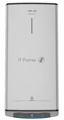 Водонагреватель электрический Ariston Velis Lux Inox PW ABSE WIFI 80 белый, накопительный, 80 л, 2,5 кВт, настенный, вертикальный, плоский, бак из нержавеющей стали, с управлением по Wi-Fi