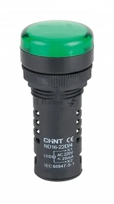 Индикатор CHINT ND16-22DS/4 зел. AC 230В