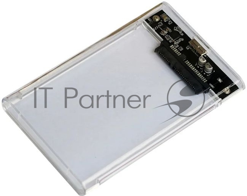 Внешний корпус для HDD/SSD AgeStar 3UB2P4C SATA III пластик прозрачный 2.5"