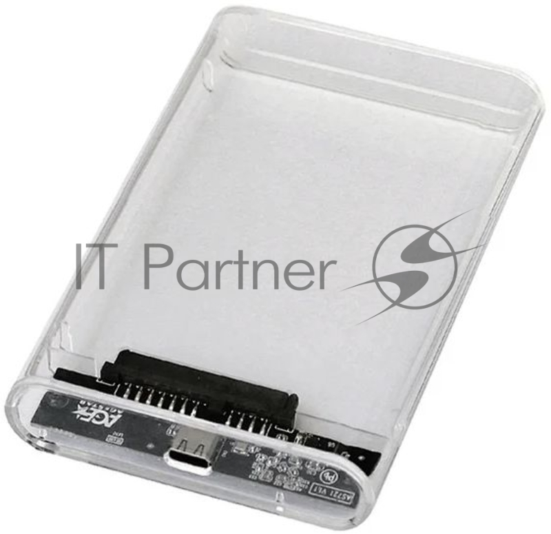 Внешний корпус для HDD/SSD AgeStar 3UB2P6C SATA III пластик прозрачный 2.5"