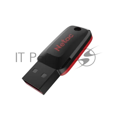 Флешка USB R/W Netac 128Gb U197 NT03U197N-128G-20BK USB 2.0 черный/красный