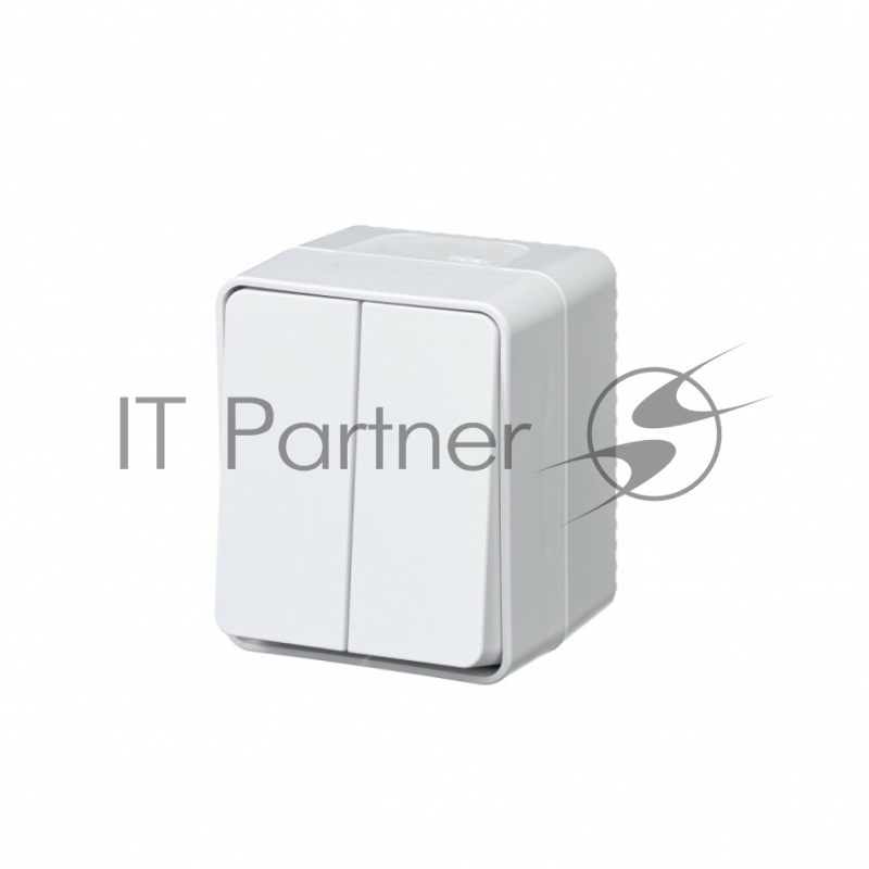Выключатель 2-кл. ОП AtlasDesign Profi54 IP54 10AX белый SchE ATN540151