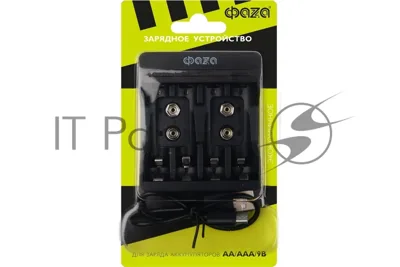 Устройство зарядное B-55USB AA/AAA/9V ("Крона") Ni-Cd/Ni-MH кабель USB-MicroUSB в компл. ФАZА 5038868