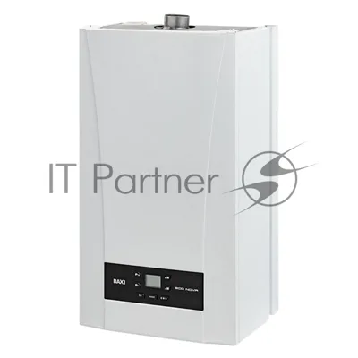Котел газовый настенный Baxi ECO NOVA 24F, мощность, кВт-9,6-24, двухконтурный, камера сгорания-закрытая, белый