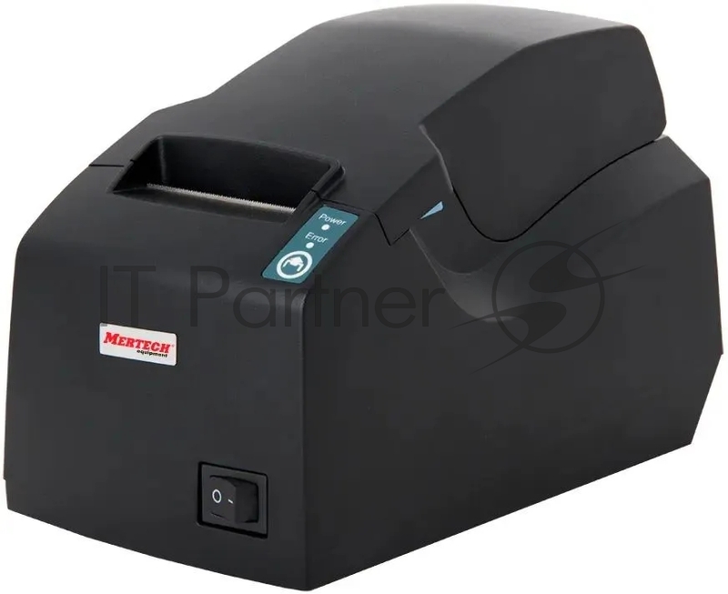 Чековый принтер Mertech G58 прямая термопечать, 203 dpi, 100 мм/сек, Ethernet, RS-232, USB, черный