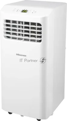 Кондиционер мобильный Hisense AP-09CR4GKVS00 9000 BTU, 17 м², 52 дБ, охлаждение, осушение, белый