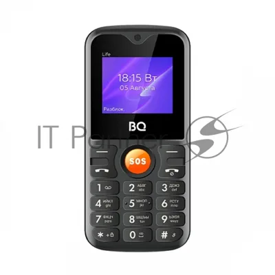 Мобильный телефон BQ 1853 Life черный/оранжевый