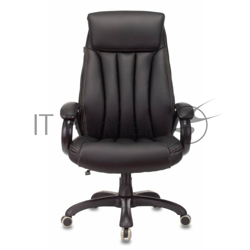 Кресло Бюрократ T-9922N Leather Venge Black черный, экокожа