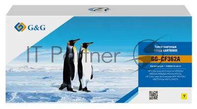 Картридж лазерный G&G GG-CF362A желтый (5000 стр.) для HP CLJ M552dn/M553dn/M553N/M553x