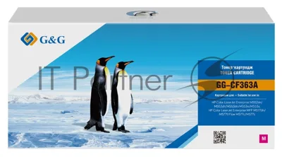Картридж лазерный G&G GG-CF363A пурпурный (5000 стр.) для HP CLJ M552dn/M553dn/M553N/M553x