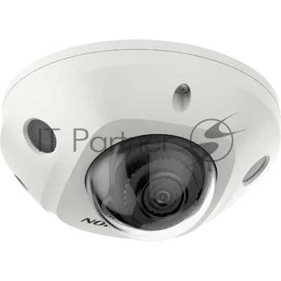 Видеокамера 4Мп ул. компактная IP-камера с EXIR до 30м и технологией AcuSense1/3" Progressive Scan CMOS; 4мм; 83.7; мех.