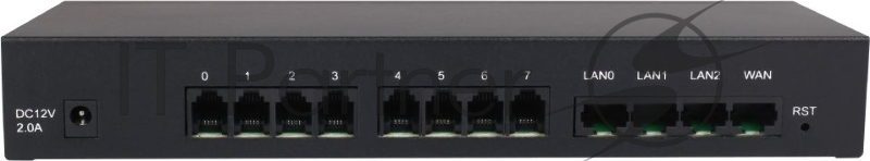 Шлюз IP Dinstar DAG1000-8S черный