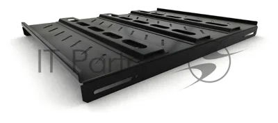 Полка стационарная Hyperline TSH3H-650-RAL9004 1U нагр.:100кг. 19" 650мм черный (упак.:1шт)