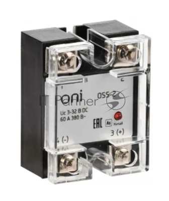 Реле твердотельное IEK Oni OSS-2 одноф. 380В (OSS-2-3-60-B)