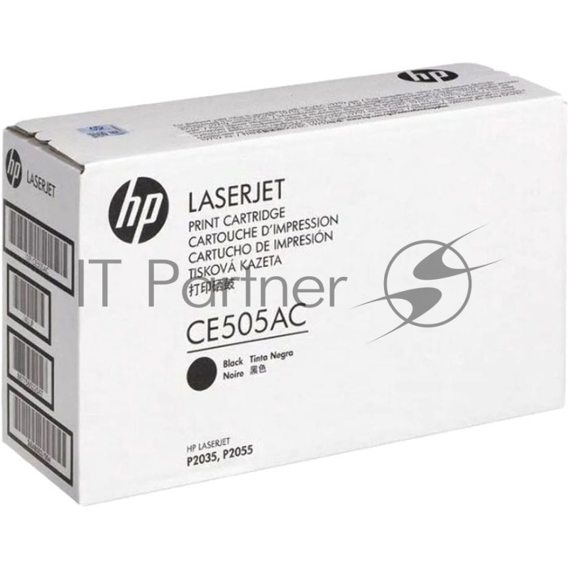 Картридж лазерный контрактный HP CE505AC черный (2300 стр.) для HP LJ P2035/2055