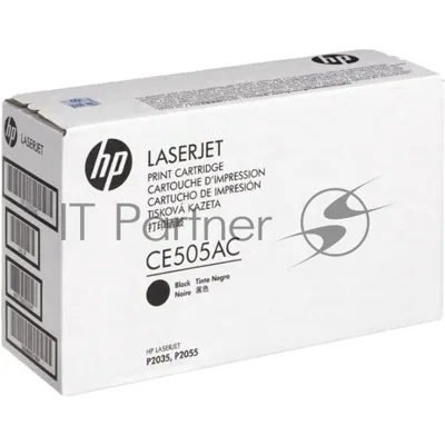 Картридж лазерный контрактный HP CE505AC черный (2300 стр.) для HP LJ P2035/2055