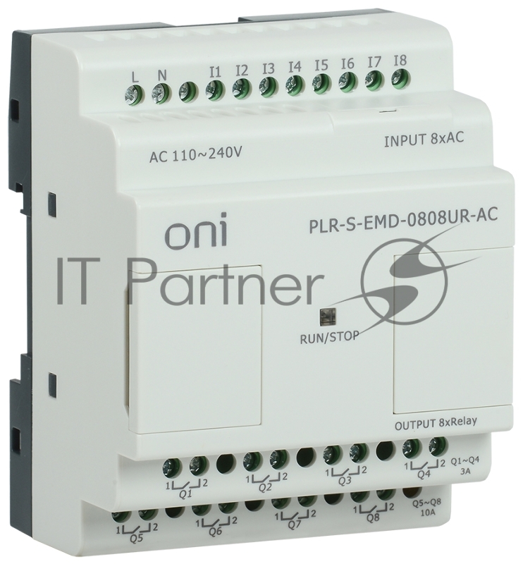 Логическое реле IEK PLR-S. Расширение 8DI/8DO (R) 220В AC ONI