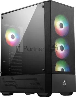 Компьютерный корпус MSI MAG FORGE 112R 2xUSB 3.0, 4x120мм ARGb Fan, ARGb Control Board, Tempered Glass Window, Brown Box (949679)